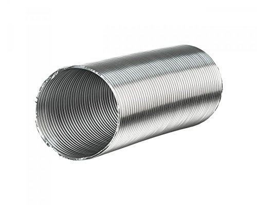 Lüftungsschlauch aus Aluminium mit Stahldraht Flexschlauch Flexrohr ORIGINAL Vents ALUVENT 2,5 m Ø 100 mm von Vents
