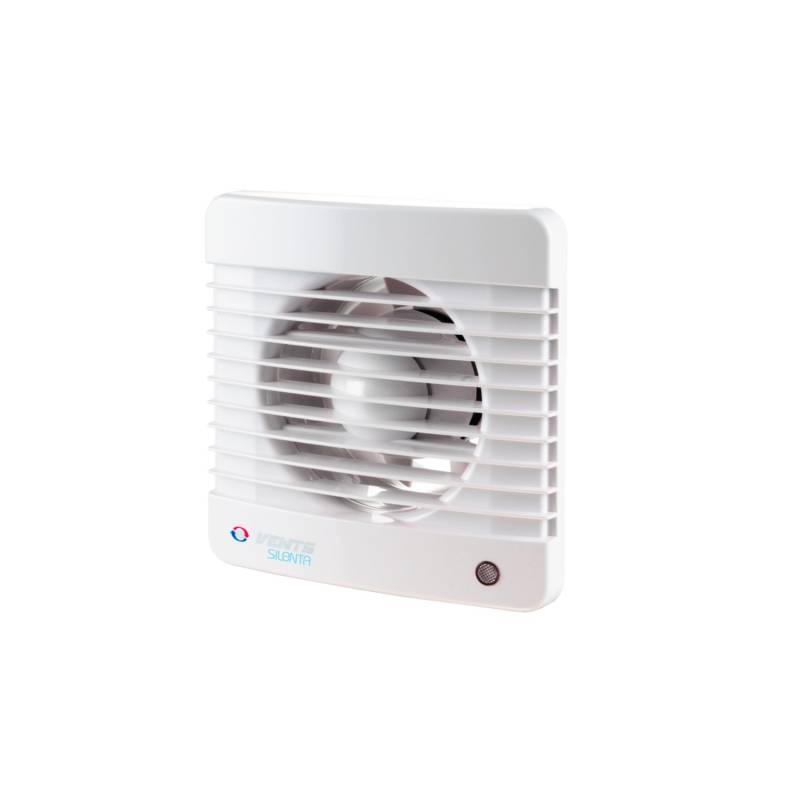 VENTS Kleinraumventilator Wandventilator Silenta-M 100 VTH Mit Zugschalter, Nachlauf & Hygrostat von Vents