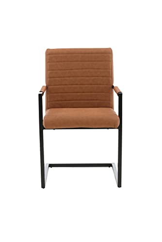 Venture Home Art Dining Chair w. armrest, Black,Brown, 638854 von Venture Home