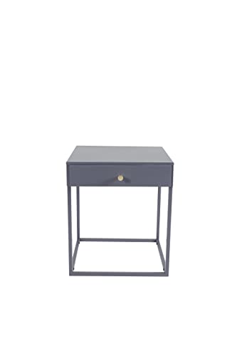 Bakal - Bedside Table - Light Grey von Venture Home