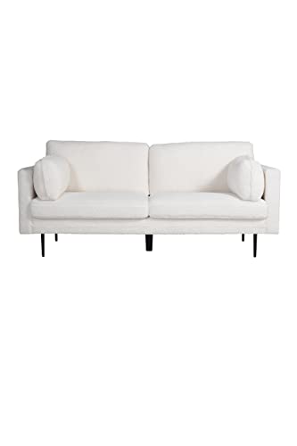 Boom 3-seat sofa - Teddy Fabric White von Venture Home