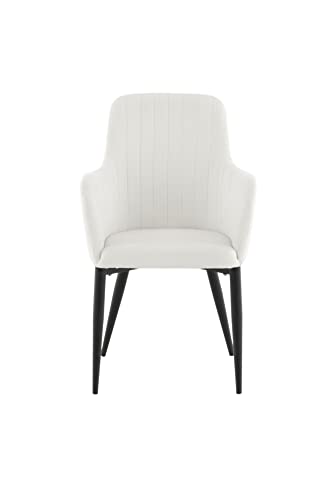 Venture Home Comfort Dining Chair Legs/Beige Corduroy, Black,White, 629357 von Venture Home