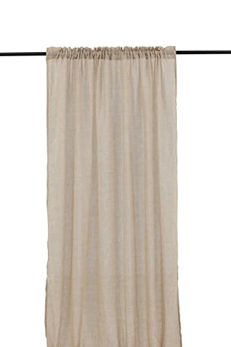 Elena Curtain Polyster/cotton - Beige / - 240*135 von Venture Home