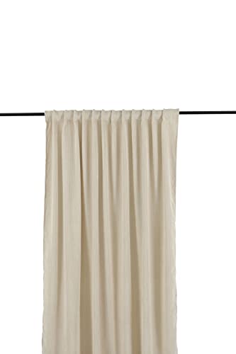 Elma Curtain Manchester - Beige - 290*140 von Venture Home