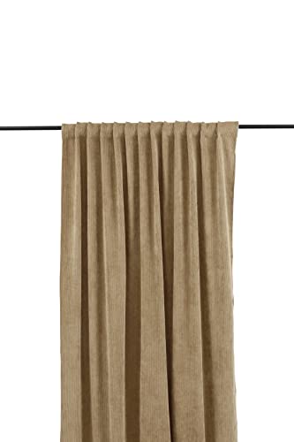 Elma Curtain Manchester - Brown - 240*140 von Venture Home