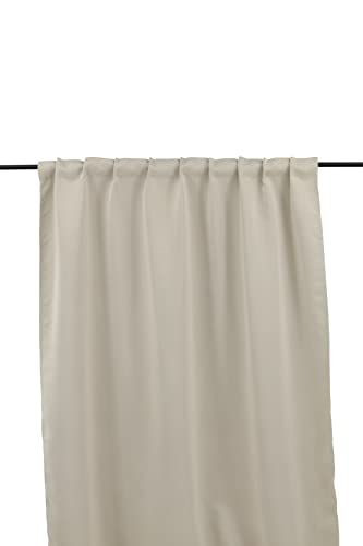 Evelyn Curtain Polyester blackout - Beige - 135*240 - Multi tape von Venture Home