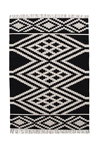 Indari Wool Carpet - 240*170 - Black / White von Venture Home