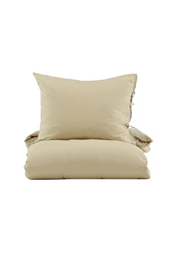 Jenna Bed Set Linen/cotton - Light Green / - 150*200 von Venture Home