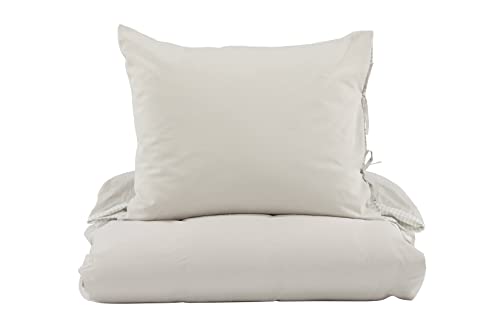 Jenna Bed Set Linen/cotton - Light Grey / - 150*200 von Venture Home
