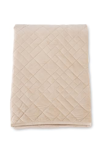 Jilly Bedspread Polyester/velvet/microfiber - Beige / - 260*260 von Venture Home