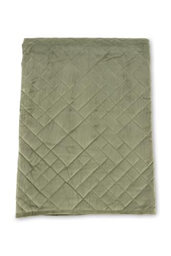 Jilly Bedspread Polyester/velvet/microfiber - Green / - 150*80 von Venture Home