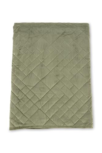 Jilly Bedspread Polyester/velvet/microfiber - Green / - 180*80 von Venture Home