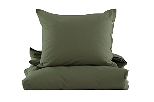 Joar Bed Set Cotton - Green / - 150*200 von Venture Home