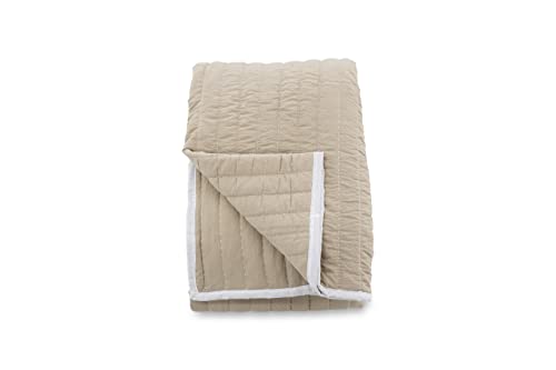 Juni Bedspread Microfiber - Beige - 260 * 260 von Venture Home