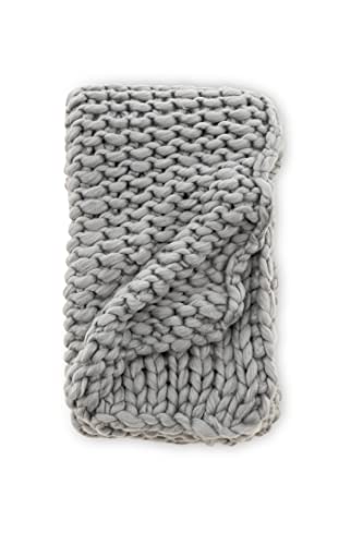 Kate Throw Polyester - Light grey / - 130*170 von Venture Home