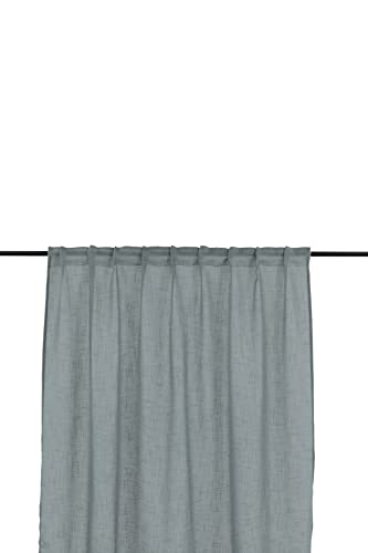 Kaya Curtain Polyester/fake linen - Grey - 140*240 - Multi band von Venture Home