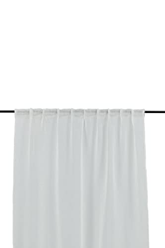 Kaya Curtain Polyester/fake linen - White - 140*290 - Multi band von Venture Home