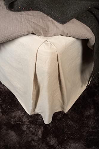 Kimmy Bed Skirt Cotton/linen streight - Beige - 120*200 von Venture Home
