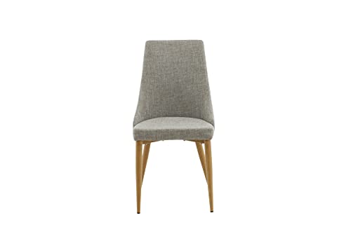 Venture Home Leone-Dining Chair-Oak, Light Grey,Nature, 639146,5 von Venture Home