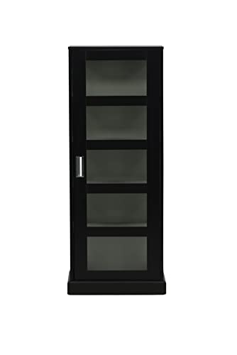 Lock - High Glass cabinet - 60X40X153 CM - BLACK Lock - High Glass cabinet - 60X40X153 CM - BLACK von Venture Home