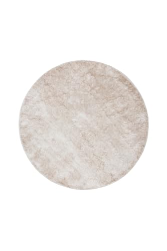 Mattis Polyester Carpet - Beige - ø200 von Venture Home