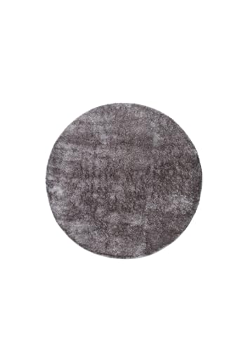 Mattis Polyester Carpet - Grey - ø200 von Venture Home