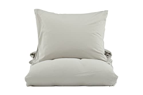 Mila Bed Set Cotton gauze - Light Grey / - 150 * 200 von Venture Home