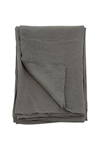 Milo Bedspread Linen - Light grey / - 260*260 von Venture Home