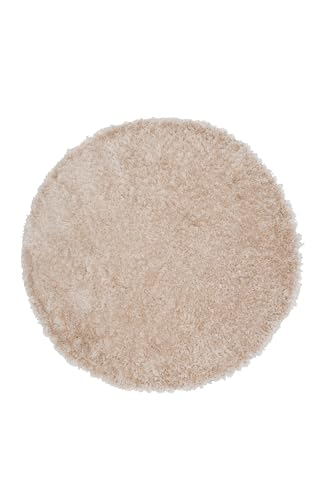 Natta Polyester Carpet - Beige - ø200 von Venture Home