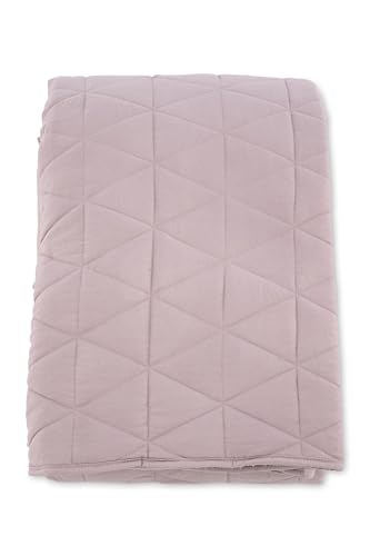 Nilla Bedspread Heavy brushed poly cationic/sherpa - Light pink / - 260*260 von Venture Home