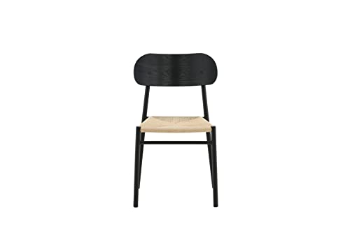 Polly Dining Chair - Black/Nature von Venture Home