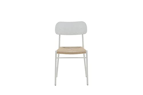 Polly Dining Chair - White/Nature von Venture Home