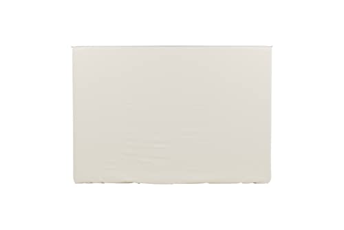 Saga Headboard cover Cotton/overlock - White - 180 * 140 von Venture Home