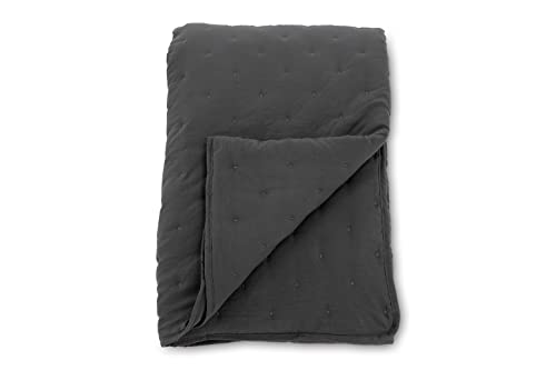 Sally Bedspread Microfiber - Antracit / - 250*150 von Venture Home