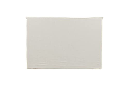 Signe Headboard cover Linen - White - 180*140 von Venture Home