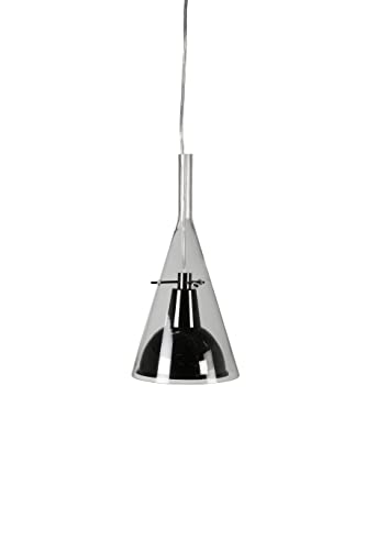 Sirius Pendant clear glass with black Steel D250*H400 von Venture Home
