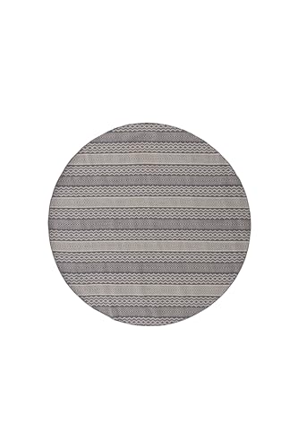 Sishu Wool Carpet - ø200 - Light Grey von Venture Home