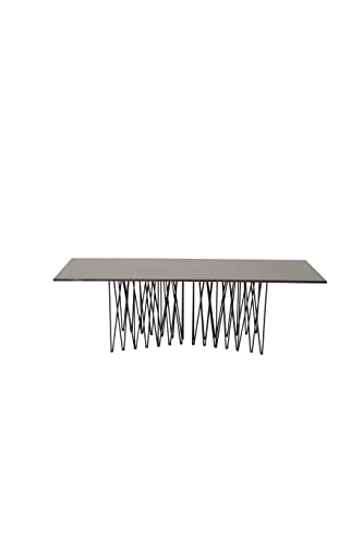Venture Home Black Sofa Table-Artifical Stone, One Size von Venture Home