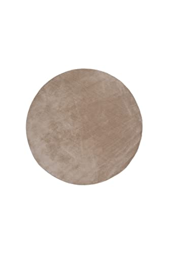 Undra Viscose look Carpet ø200 Beige von Venture Home