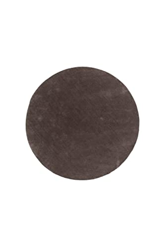 Undra Viscose look Carpet ø200 Dark Grey von Venture Home