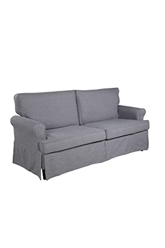 Venture Home 15547-665 Sofa, 100% Polyester, Metall, Schwarz, Grau von Venture Home