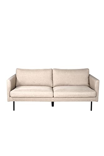 Venture Home 15555-657 2-Sitz-Sofa, 100% Polyester, Metall, Schwarz, Braun von Venture Home