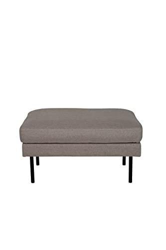 Venture Home 15558-657 Zoom Ottoman, 100% Polyester-Samt, Schwarz, Braun von Venture Home