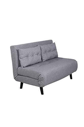 Venture Home 15583-655 Sofa, 100% Polyester, Schwarz, Grau von Venture Home