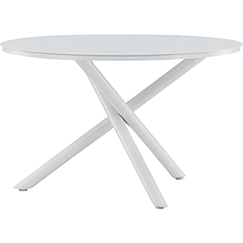Venture Home Alma Dining Table - White Alu - ø120cm von Venture Home