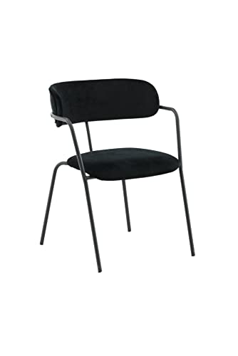 Venture Home Black Arrow Armchair Legs Velvet, 617958 von Venture Home