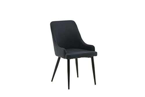 Venture Home Black Plaza Dining Chair Legs Fabric, 588649 von Venture Home