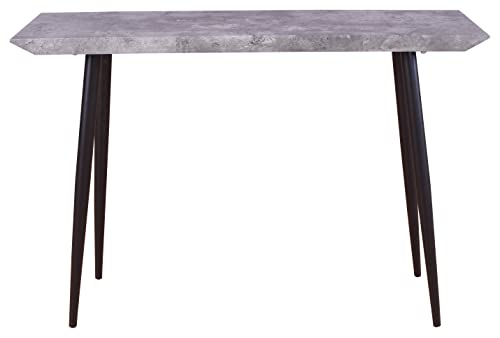 Venture Home Edge Side Table Concrete-Look, Black,Grey, One Size von Venture Home