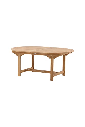 Venture Home Kenya Oval Dining 180/240120H75-Teak Table, Nature, 180x120 von Venture Home