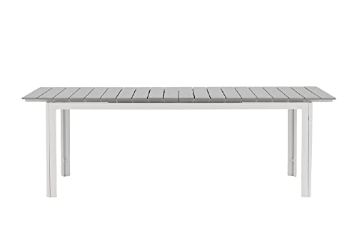 Venture Home Levels - Table - 229/310 * 100 - White Alu/Grey Aintwood von Venture Home